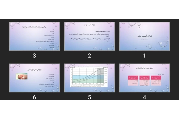 پاورپوینت نوزاد آسیب پذیر