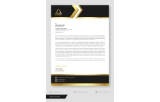 وکتور سربرگ شرکتی لاکچری با فرمت eps