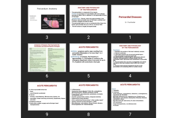 پاورپوینت Pericardial Diseases