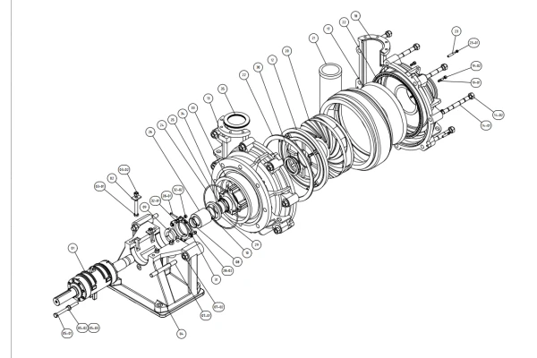 ASSEMBLY SLURRY PUMP