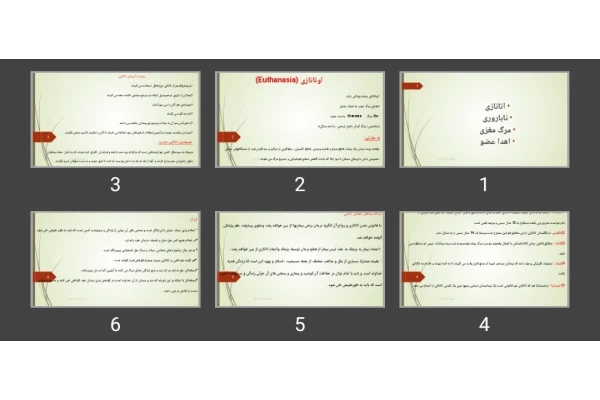 پاورپوینت اوتانازی Euthanasia