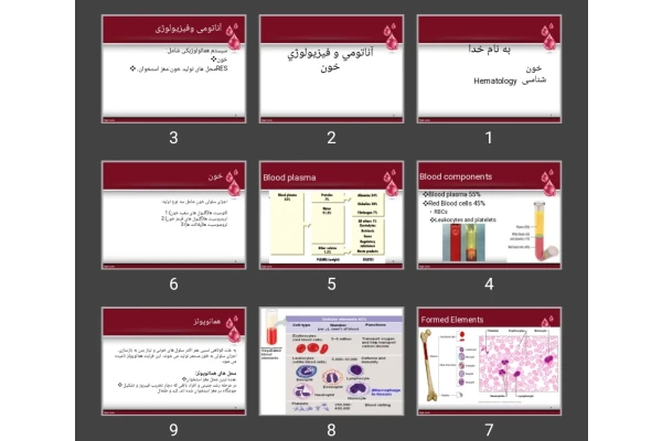 پاورپوینت خون شناسی hematology