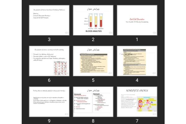 پاورپوینت Red Cell Disorders