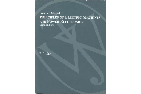 📝جزوه:  solution principles electeric machine...          🖊از : p.c sen                (نسخه کامل)✅