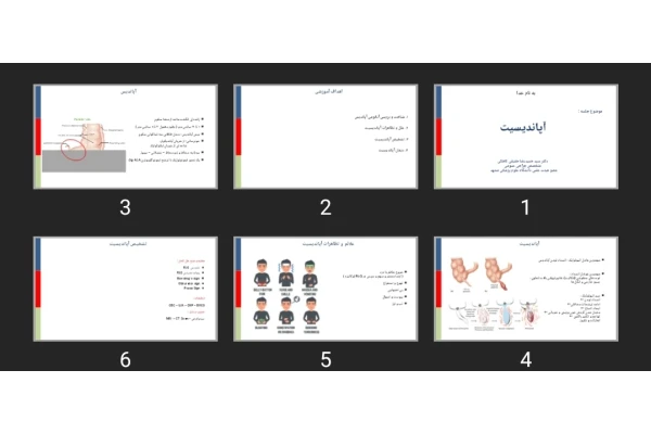 پاورپوینت آپاندیسیت