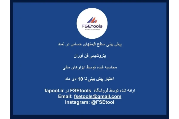 پیش بینی قیمت نماد پتروشیمی فن آوران (شفن)