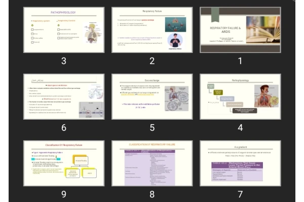 پاورپوینت Respiratory failure & ards