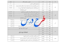 طرح درس سالانه قران پایه هفتم به صورت ورد قابل ویرایش در5 صفحه