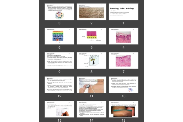 پاورپوینت Semiology in Dermatology