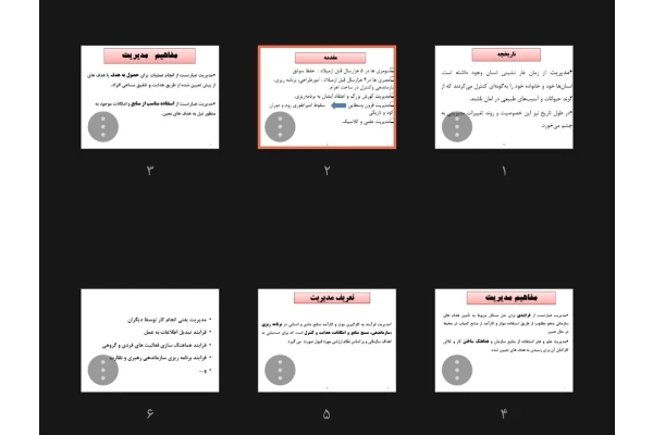 جزوه مفاهیم مدیریت