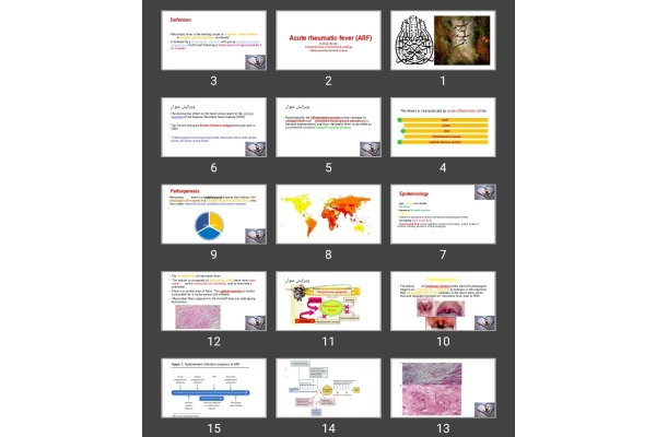 پاورپوینت تب حاد روماتیسمی Acute rheumatic fever (ARF)