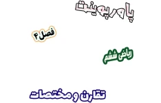 پاورپوینت ریاضی ششم، فصل 4: تقارن و مختصات