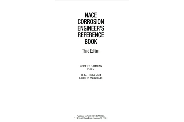 💚💜کتاب  NACE  مرجع مهندسان خوردگی  ویرایش سوم💚💜  🔰NACE Corrosion Engineers Reference Book. 3rd Version