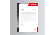 وکتور سربرگ شرکتی لاکچری با فرمت eps