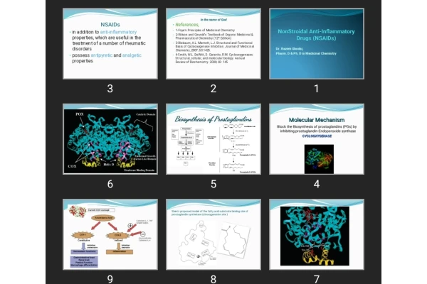 پاورپوینت NonStroidal Anti-Inflammatory Drugs (NSAIDs)