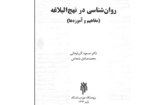   کتاب روانشناسی در نهج البلاغه (مفاهیم واموزه ها) دکتر آذربایجانی و شجاعی