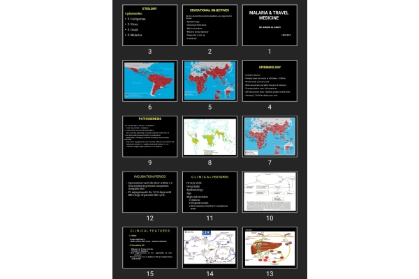 پاورپوینت MALARIA & TRAVEL MEDICINE