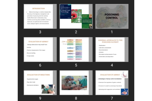 پاورپوینت Poisoning Control