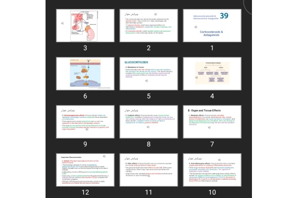 پاورپوینت Corticosteroids & Antagonists