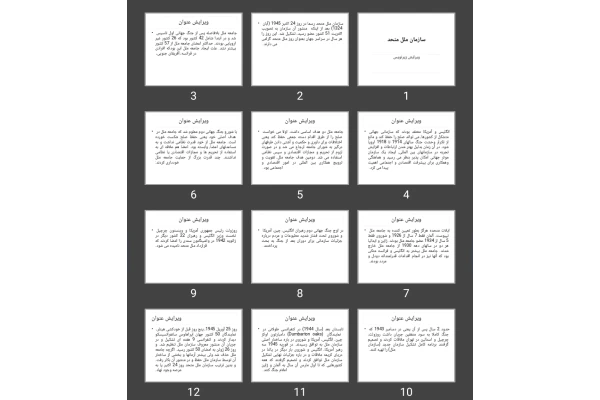 پاورپوینت سازمان ملل متحد