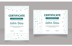 گواهینامه یا لوح تقدیر با فرمت eps