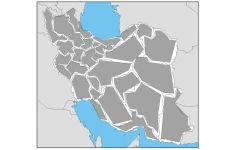 سورس کد نقشه ایران به تفکیک استان + image map