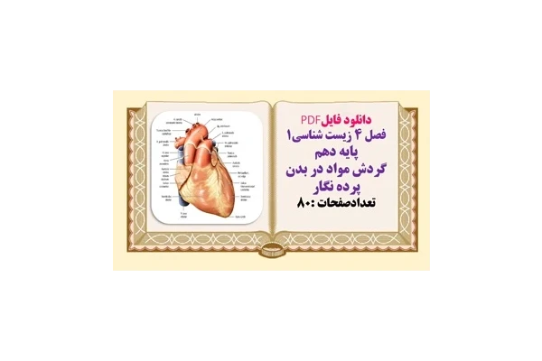 فصل 4 زیست شناسی1  پایه دهم گردش مواد در بدن پرده نگار قابل نمایش و پرینت