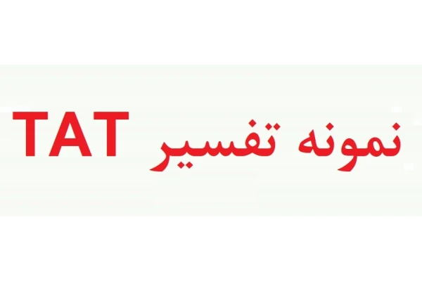 نمونه اجرا شده آزمون tat - نمونه تست tat (دو نمونه گزارش کار)