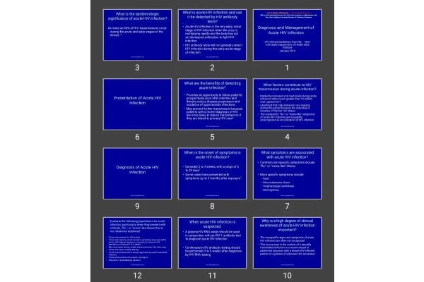 پاورپوینت Diagnosis and Management of Acute HIV Infection