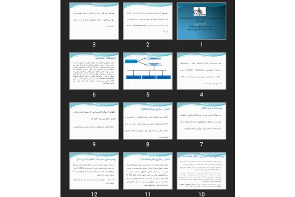 پاورپوینت کنترل عفونت در سطح بیمارستان و کنترل اپیدمیولوژیک بیماری های عفونی اطفال