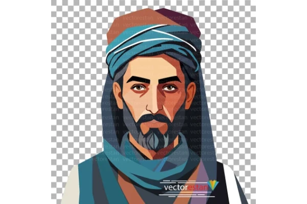 png عکس مردجوان باعمامه و عبا(پوشش قدیمی)