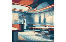 تصویر کارتنی اتاق