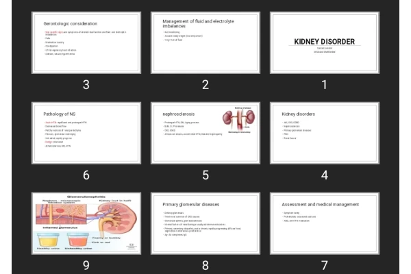 پاورپوینت Kidney disorder