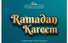 تایپ و گرافی ماه مبارک رمضان به انگلیسی