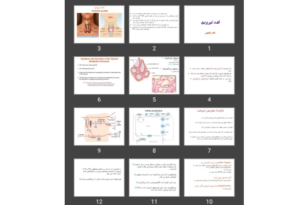 پاورپوینت غده تیروئید