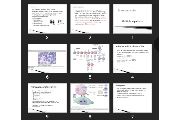 پاورپوینت Multiple myeloma