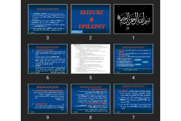 پاورپوینت SEIZURE & EPILEPSY