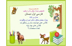تشخیص صدا بخش ها و ترکیب فارسی اول دبستان