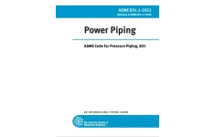 استاندارد سیستم لوله کشی نیروگاهی ویرایش 2022  ☄️ASME B31.1  2022♦️  ✅Power Piping