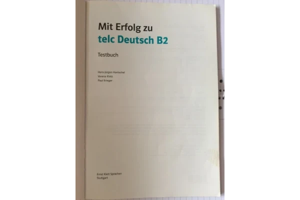 Mit Erfolg zu telc Deutsch B2: Testbuch