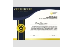 سرتیفیکت مدرن و زیبا