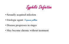 Presentation About Syphilis