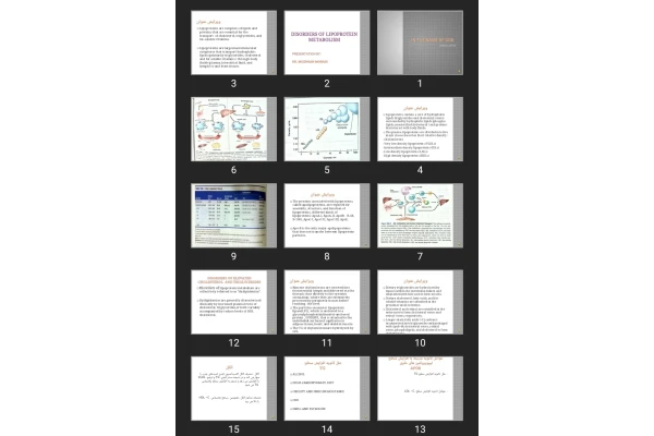 پاورپوینت DISORDERS OF LIPOPROTEIN METABOLISM