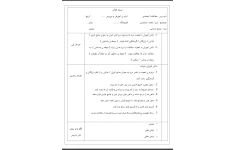 طرح درس دریا نعمت خداوندی (مطالعات اجتماعی ششم دبستان) word