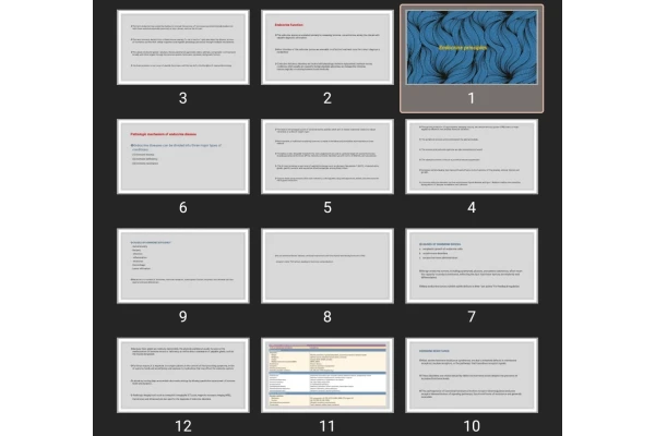 پاورپوینت Endocrine principles