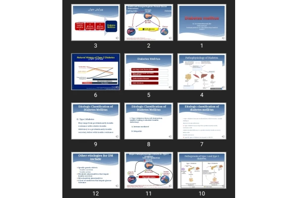 پاورپوینت Diabetes mellitus