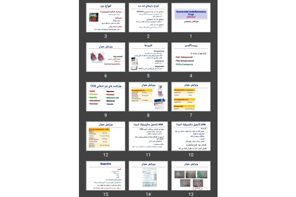 پاورپوینت داروهای ضد درد