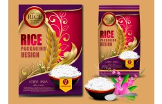 طرح بسته بندی گونی برنج