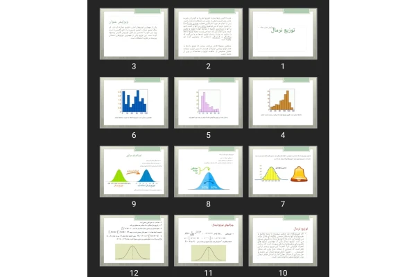 پاورپوینت توزیع نرمال