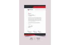 وکتور سربرگ شرکتی لاکچری با فرمت eps